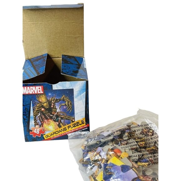 Marvel Avengers Guardians Grut Jigsaw Puzzle 48 Pieces 10.3 Inches New Sealed - Picture 5 of 7